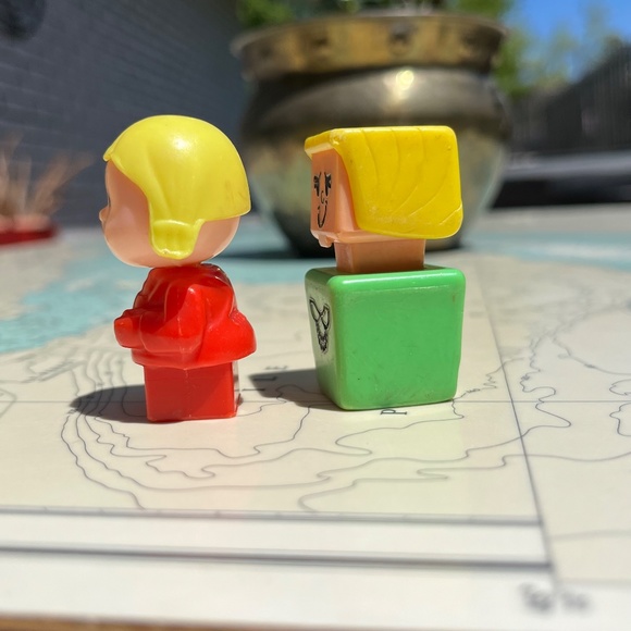 Vintage Blonde Little People Figurines (pair) - Picture 3 of 5